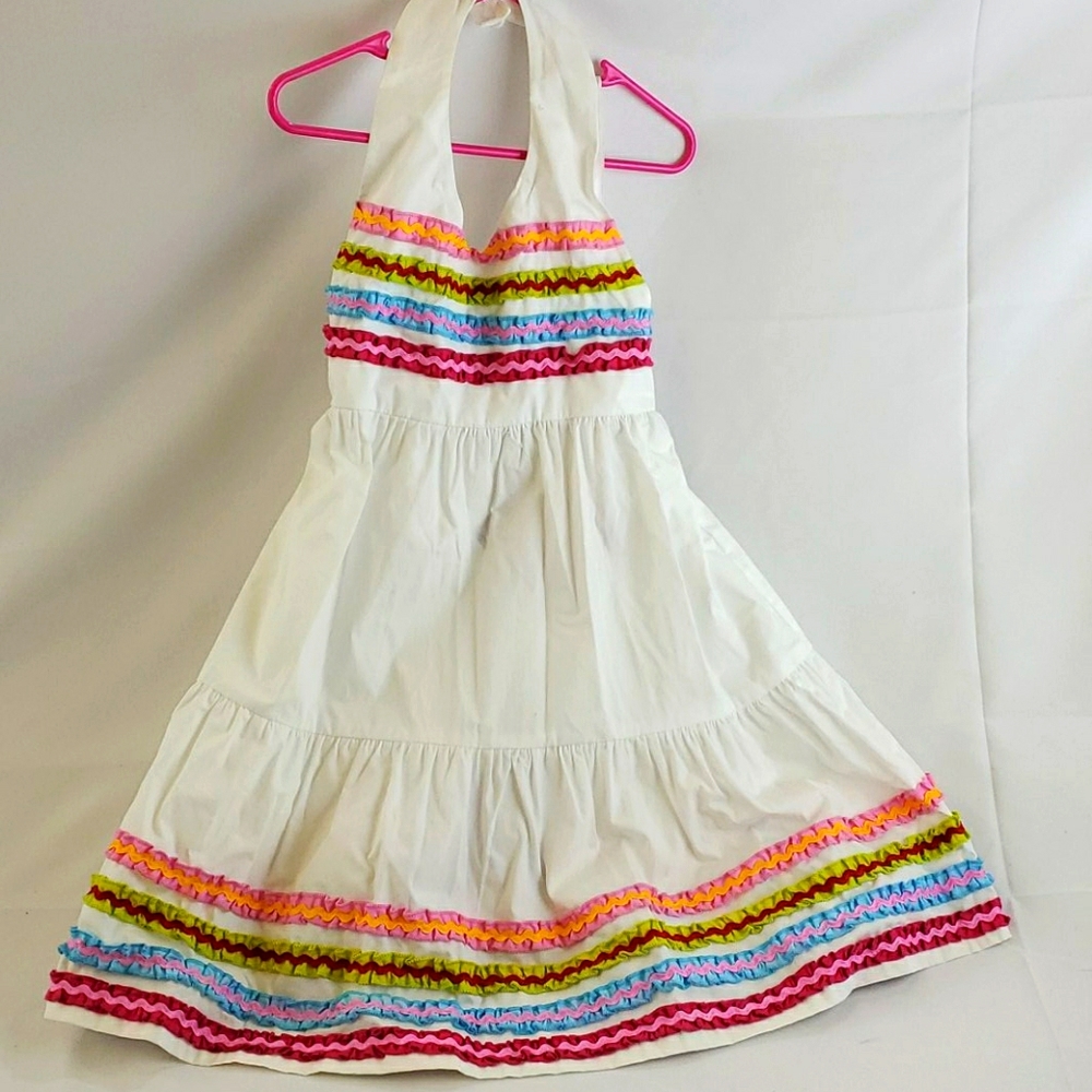 Blueberi boulevard girls colorful dress size: 6